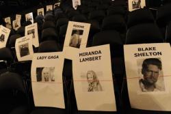 thatxlavenderxblonde:  ladyxgaga:  Looks like Gaga will be attending the Grammys tonight and will be sitting next to country power couple, Miranda Lambert and Blake Shelton.  OMFG 