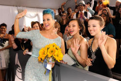 Katy Perry arrives at The 54th Annual Grammy Awards at Staples Center on February 12, 2012, in Los Angeles, California.