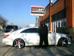 livefrombmore:  RAY RICE (BALTIMORE RAVENS) 2012 CLS63 AMG WITH 20” VOSSEN WHEELS, RENNtech SUSPENSION AND CUSTOM CALIPERS  