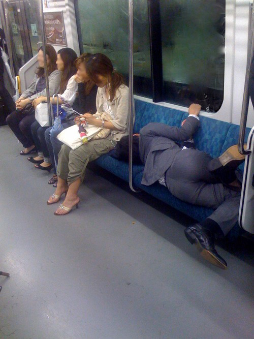 Asian fondled on train