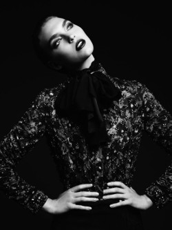 inspirationgallery:  Arizona Muse by Hedi Slimane for the December 2011 issue of Russian Vogue  