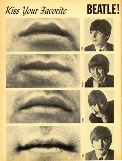 folhinha:  Kiss Your Favorite Beatle! - 16 Magazine, 1965 