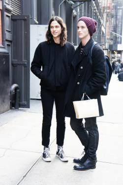 bluegarcon:  Miles McMillan and RJ King after Levis taken by me. 