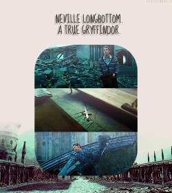  Neville Longbottom. A true Gryffindor. 