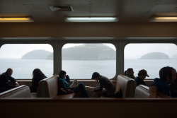 urbanoutcasters:  homesteadseattle:  Ferry Passengers  ah wow this makes me so nostalgic of when I took the ferry in Seattle to some little island things were so good back then. I felt free. back then I would’ve never in a million years imagine my life