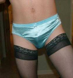 thepleasureofpanties:  Blue Panty Monday! Manties! 