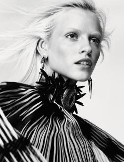 isisloveforever:  Ginta Lapina in “Tribal Dance” by Benjamin Lennox for Muse Magazine 