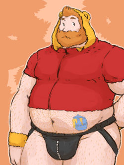 viper666:  grisbear:  Hunnybear  Normally I have a deep and abiding hatred for sexy stuff that has to do with things I liked from my childhood, but this is far enough removed and absolutely freaking adorbs. That and I want that hoody… ¬_¬ 