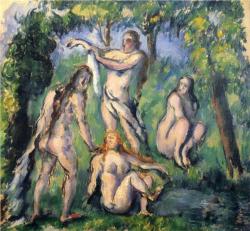 Paul Cezanne, Four Bathers, 1880