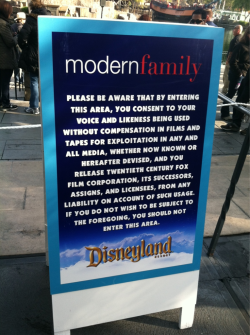  @ Disneyland today 