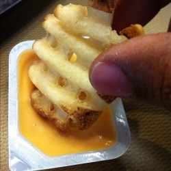 [best] waffle fries x [best] sauce #chick-fil-a #food (Taken with instagram)