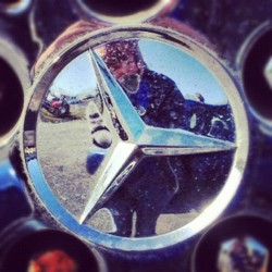 #mercedes #reflection #car (Taken with instagram)