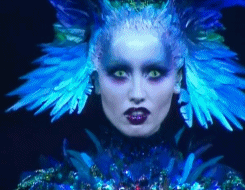 willambelli:   Thierry Mugler Haute Couture Fall/Winter 1997: The Chimera Gown   god to wear something like that. Anyone ever find the show that Mathu Andersen keyed for makeup for Mugler? WILLAM