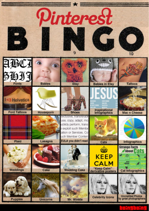 Nature bingo card for kids