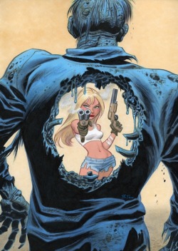 zombify:  Chest shot ! (via Monsters and Dames, Bruce Timm) 
