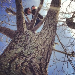 @Trevor_ThyHands #instagram #iphoneography #tree #bark #boy  (Taken with instagram)