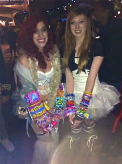 cheap-bliss:  argh i wish this picture came out better!!! Ashley and I at Beyond Wonderland! &lt;3  Only picture I took at Beyond, I wish you could of seen my outfit better. Still cuute though &lt;3