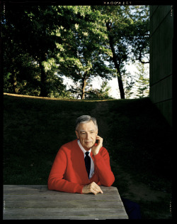 grahntare:  ifuckedmartinfreeman:  barnacling:  racketstory:  cumaeansibyl:  suicideblonde:  Today would have been Mr Rogers’ 84th birthday.  Thanks for showing me how to rock a cardigan and always been a kind neighbor.    true story: one time some