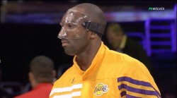  take your pick kobe bryant chris paul who do you think looks better w/ the mask on?