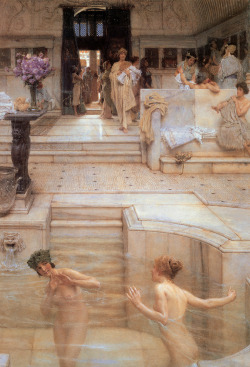 Sir Lawrence Alma-Tadema, A Favorite Custom, 1909