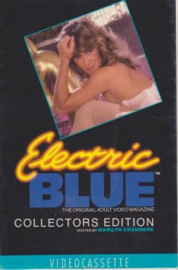 Two covers from the early-to-mid &lsquo;80s &ldquo;adult video magazine&rdquo; Electric Blue
