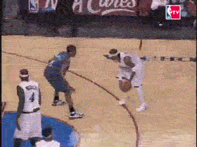 ferdinand1104:  jaiking:  thatninjakook:  niceslave:  entirelybasketball:  Allen Iverson with the double crossover.  He fell.. twice..  Ahhhhhshit  Follow me at http://jaiking.tumblr.com/ You’ll be glad you did.  Never gets old