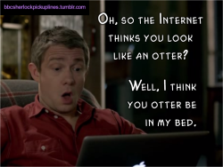 &ldquo;Oh, so the Internet thinks you look like an otter? Well, I think you otter be in my bed.&rdquo;