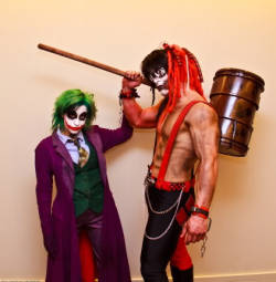 shinykari:  rjestudio:  bestofcosplay:  Genderbent Joker and Harley Quinn  you know this is awesome all on it’s ownbut also I love that genderbent Joker isn’t sexified and genderbent Harley is still the eye-candy sidekick(although they are still both