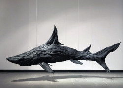 alecshao:  Yong Ho Ji - Shark, 2007, recycled tires and synthetic resin  Old tires&hellip;. SWEET!!!