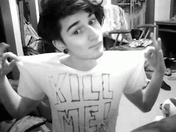 godtricksterloki:  wanteddead11:  redjkolson:  holdonmylove:  mindofgemini:  thisnoiseismusic:  Hi, there. I’m wearing a shirt that reads “Kill Me”. If you saw me at a party or on the street would you promptly murder me? What about if I had a few