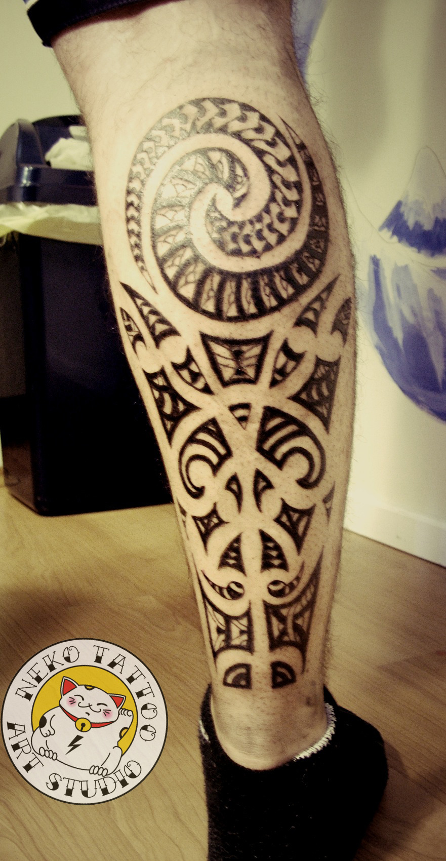 Maori tribal tattoo designs for men