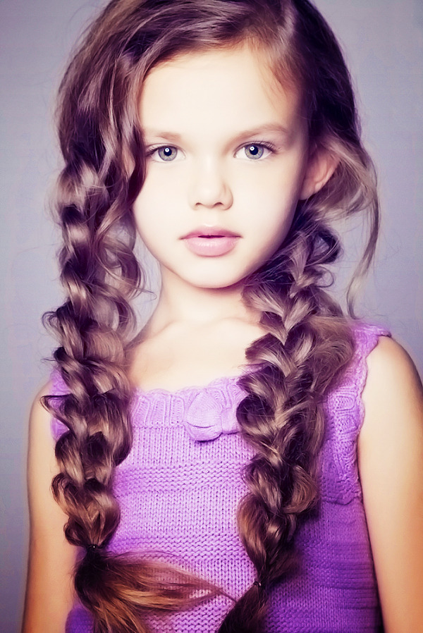 Little girl kids hair