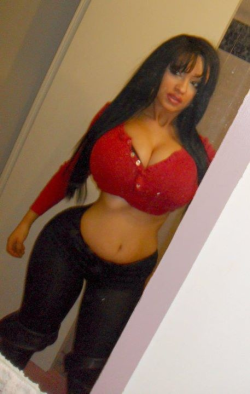 onlytharealest:  WTF?! this is what you call hour glass bulging tits in her small top lush big/huge tits,xxxxx.