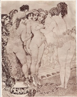 Playboy, 1960s, Art Nouveau Erotica, &ldquo;Lysistrata&rdquo; (Norman Lindsay)