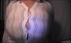 onemorebitebp:  Boobs for your mouth week- #12- With every passing second, her heaving bosom continued to blossom.  My shirt she put on earlier that morning strained under the pressure of her massive breasts before finally giving way, sending the buttons