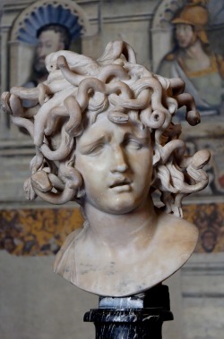 fckyeaharthistory:  Gian Lorenzo Bernini - Head of Medusa, 1630. Marble