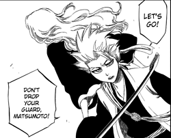 songliness:  salzrand:  Bleach Meme by itsbleach Top 2 Pairings [2/2] Hitsugaya Toushirou x Matsumoto Rangiku The main reason I love this pairing is because of their relationship’s quality and what they have done for each other. While Rangiku was the