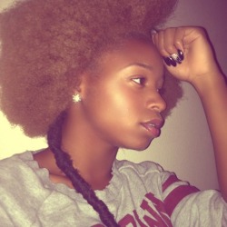 agelessambition:  My hair in all its glory :)  gorgeous