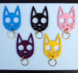 wickedclothes:  BACK IN STOCK: These cute kitty keychains are not toys, but are in fact a very serious defense weapon. Use coupon code ‘TUMBLR’ for an EXTRA 20% off your ENTIRE order! Hurry and order now! 