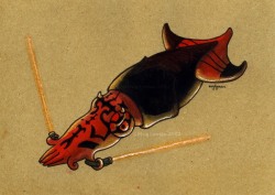 kasprik:  meglyman:  Darth Maul Squid II  Darth Squidious 