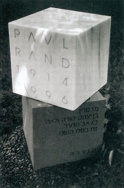 by9:  Before Paul Rand died in 1996, he asked the Swiss designer Fred Troller to make a headstone for him that would transcend the usual clichés @mlkshk.com 