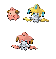 okay, I think I might have a problem&hellip; cleffa and jirachi. c: