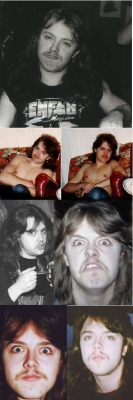 fortheloveofhairbleach:  and now people here’s my collection of fancy pictures of mr. lars ulrich with his almost iconic pornstache. lets just be happy about the fact that he shaved it. 