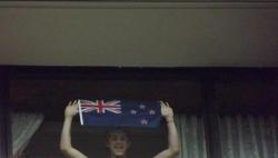 larry-stylinson-1d:  Niall getting into the kiwi spirit haha 