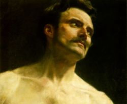 Charles Goldie: Male Torso: Julian’s Academy, Paris, 1897.