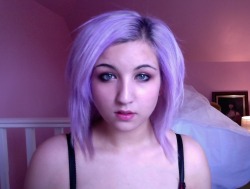 redyed my lilac again. its getting darker and darker every time :&rsquo;)