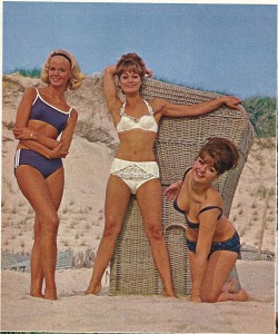 Silke Vagts, Weibke Jacobson, and Heike Lammers, Playboy, November 1964, The Girls of Germany