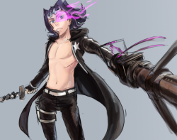 esper-moto:  Fair warning that I don’t know a thing about Black Rock Shooter. I just really like the designs!! 