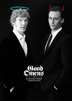 prufrocking-deactivated20170429:  Benedict Cumberbatch as Aziraphale and Tom Hiddleston as Crowley 
