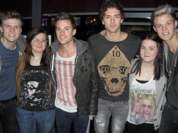 Lawson - When She Was Mine Radio Tour. Nottingham &amp; Lincoln. 20th April 2012.BBC Nottingham. Capital FM Nottingham. Lincs FMThe orange drink is the drink Adam, Andy &amp; Ryan got me &amp; my friend&hellip;they bought one too many so gave it us to